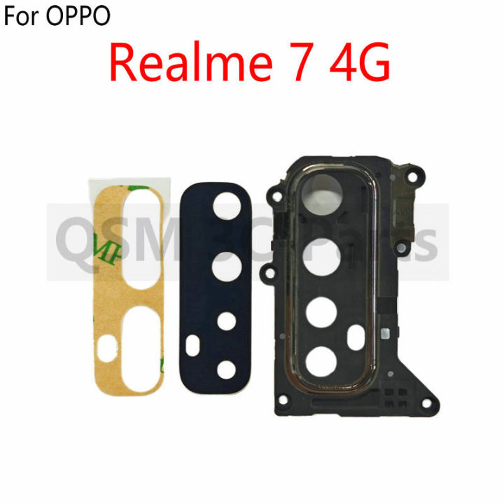 Back Camera Glass Lens Cover Replacement For OPPO Realme 4G 5G Rear  Camera Lens with Frame Holder Parts