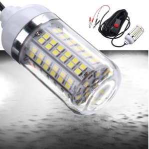 LED Submersible Lampu Memancing Malam 12 V Pencari Ikan Bawah Air Lampu Menarik Udang/Lampu bawah air Persediaan Menarik Ikan Lampu LED Dalam Air Umpan Ikan Umpan Cahaya untuk Memancing lampu dasar laut lampu klip