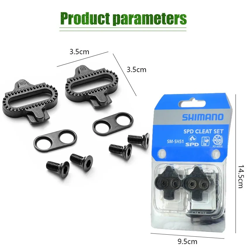 High Quality Cleat Sepatu Shimano SM SH51 Multi Release SPD Cleat