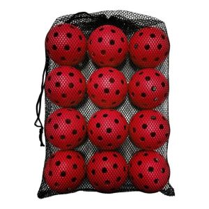 Bright Colors 74MM Pickleball Good Performance High Visibility 40 Holes Pickleball Competition Standard Pickleball Training Ball Outdoor Courts