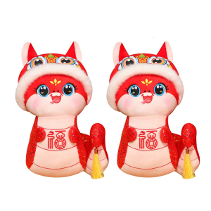 Đồ trang trí năm mới zodiacs rắn Thú Nhồi Bông Thú Nhồi Bông Thú nhồi bông con rối vải nhung lông dễ thương mềm plushie quà tặng trẻ em trẻ mới biết đi
