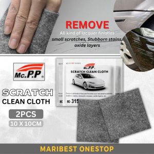 2pcs 10x10cm Car Scratches Remover Cloth Auto Scratch Remover Car Scratch Remover Multipurpose Scratch Repair Cloth