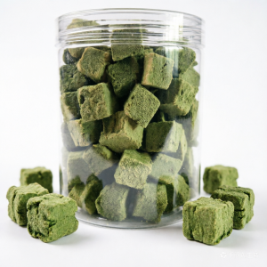 LDECO Freeze Dried Chicken Cubes for Dogs & Cats 100% Pure & Grain Free Natural Dog & Cat Training Snacks Food Topper