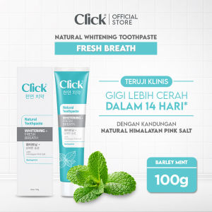 Click Natural Toothpaste Whitening + Fresh Breath - Pasta Gigi Pemutih