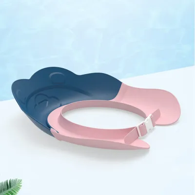 HamshMoc Baby Shower Cap Waterproof Adjustable Children Shampoo Cap for Newborn Infant Ear Eye Protection Kids Hair Wash Hat Protective Bath Accessories Head Cover