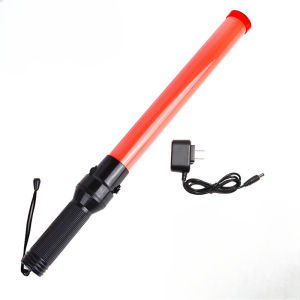 กระบองไฟจราจร กระพริบ LED 3 จังหวะ กระบองไฟ มี2แบบ ชาร์จไฟได้ และแบบใส่ถ่าน