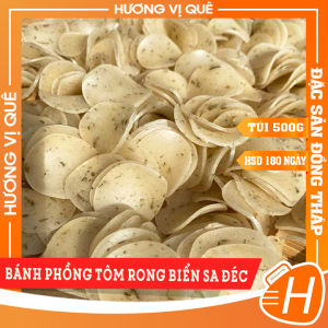 Bánh Phồng Tôm Rong Biển Sa Đéc - Túi 500g - Đặc Sản Đồng Tháp