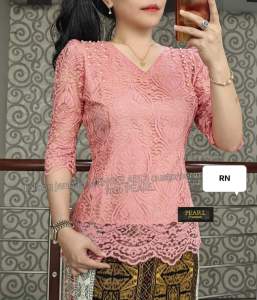 Bluss sity  atasan Renda premium hight Quality resleting belakang