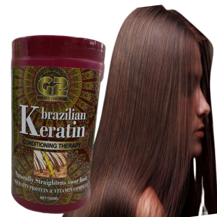 G2 professional Brazilian Keratin Conditioning Therapy 1000mL Authentic Lazada PH