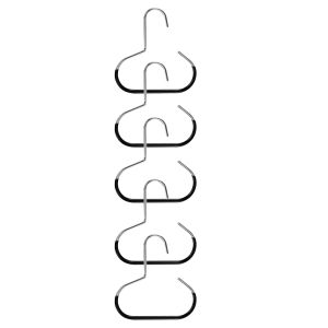 10PCS Multi-Function Ring Hat Tie Clothes Hanger Stainless Steel Cabinet Storage Hanging T-Shirt Jacket Wardrobe Hanger Home Organizer Accessories