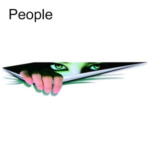 Stiker 3D Kreatif Mata Mengintip (eyes 3D) Unik Lucu Tahan Air Untuk Modifikasi Mobil