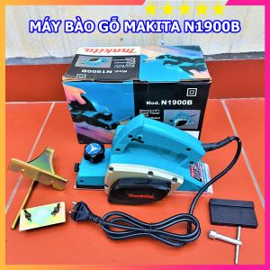Máy bào gỗ cầm tay Makitta N1900B 600W 82mm mini tặng kèm phụ kiện giá rẻ