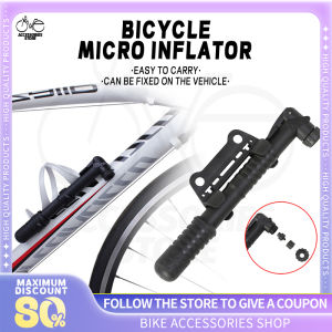 Bike Air Pump with Cage Universal High Pressure Motorcycle Air Inflator Tyre Ball Bike Accessories