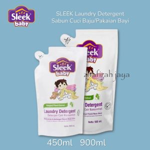 SLEEK Sabun Cuci Botol 70ml 150ml 450ml 900ml SLEEK Deterjen Baju Bayi 450ml 900ml