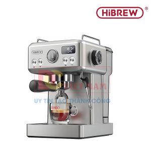 Máy pha cà phê bán tự động Espresso chuyên nghiệp thương hiệu Mỹ HiBREW cao cấp - H10A Công suất 1350W Áp lực bơm 20 bar