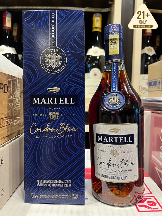 Martell Cordon Bleu 700ml X.O. Cognac 700Ml Bottle 40% Alcohol
