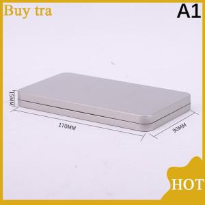 [Buytra] Paper Money Holder Tinplate Currency Tray Small Metal Cash Storage Box Convenient Money Protector Case Organization