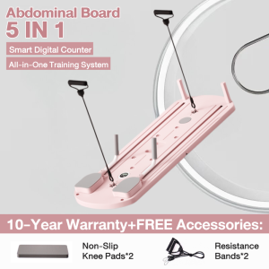 DIMOO 5 in1 Abdominal Board Home Gym Fitness Exercise Equipment Multifunctional Supine Board Household Automatic Rebound Abdominal 多功能健腹板