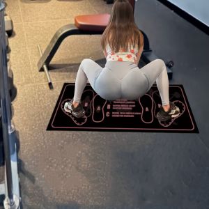 This Two-Color Squat Mat Is Non-Slip And Durable Suitable for Home And Gym Use Without Battery