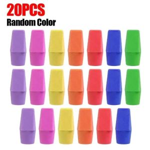 20/40Pcs Pencil Erasers Pencil Nib Cap Pen Top Protector Cute Student Painting Correction Stationery