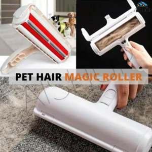 SG Seller Pet Hair Remover Self-cleaning Handheld Tool 2-Way Roller Dog Cat Fur Removing Cleaning
