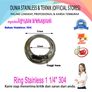 Ring Stainless 1 1/4in 304 Aksesories stainless steel interior bangunan
