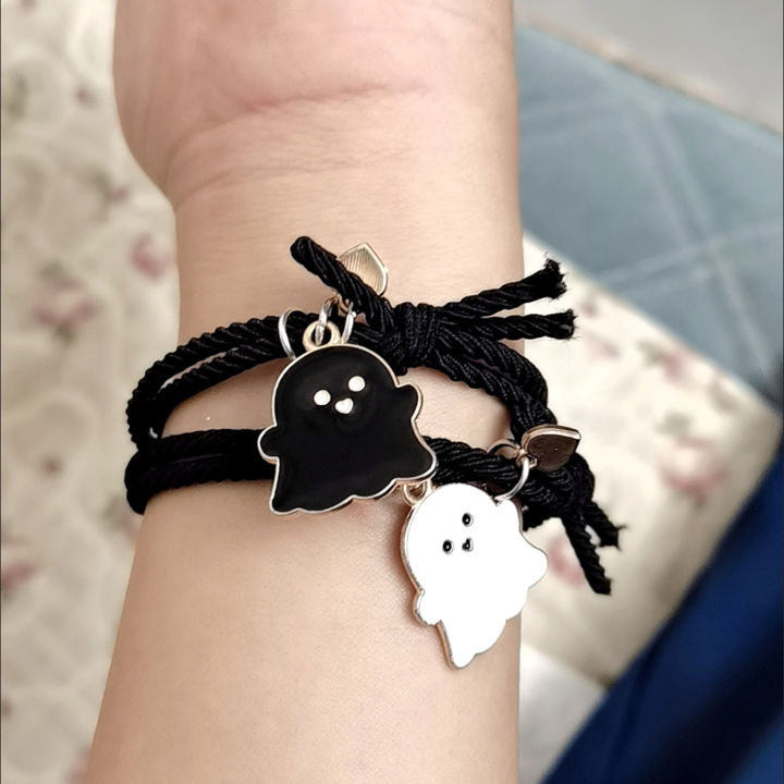 1Pair Romantic Couple Heart Magnetic Attracting Bracelets For Girl