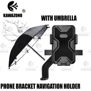 UNIVERSAL PHONE HOLDER WITH UMBRELLA BICYCLE/ E-BIKE ANTI-SHAKING CONVENIENT AND STABLE HANDLE BAR SIDEMIRROR COD