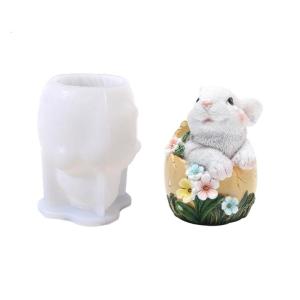 Trang chủ khuôn trang trí Silicone phục sinh trang trí Khuôn Thỏ figurine hình bàn trang sức khuôn đồ trang sức crafting công cụ