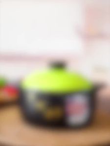 【LDIES】[twinkle]Casserole/Stewpot Soup Gas Household High Temperature Resistant Ceramic Pot Claypot Rice Complementary Food Small Casserole Rice Noodles Clay Pot Stone Pot/Traditional Clay Pot with and Lid Special Pot High Temperature Flame Black