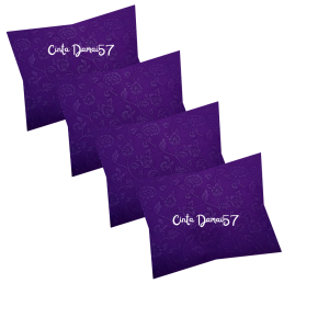 Sarung bantal 1set isi 4pcs sarung bantal saja motif embos polos bunga ukuran dewasa lembut adem