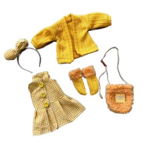 MILDGLOW Fashion 30cm Doll Clothes Sweater Coat Pretty Doll Dress Trendy Casual Doll Accessories Girl Toy Gift