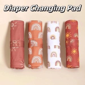 VERIDIAI แบบพับได้ แผ่นรองเปลี่ยนผ้าอ้อม ป้องกันน้ำ อัลปาก้า แผ่นป้องกันสกปรกสำหรับประจำเดือน ทนทาน สะดวกสบาย แผ่นรองเปลี่ยนผ้าอ้อมเด็ก สำหรับทารกแรกเกิด