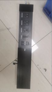 Embedded desktop socket side sliding hidden socket with conference table socket