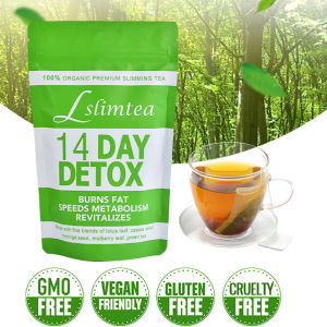 100% Organic 14 Day Detox Slimming Tea Burn Fat Weight Loss Healthy Slim Management Health Care Detox Tea Herbal Slimming Colon Cleansing Tea Burn Fat Effective Detox Tea Weight Loss Fitness