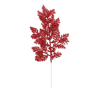 Yespery 5 cái hoa giả Giáng sinh long lanh lá thông chi nhánh DIY Garland đồ trang trí cây thông noel cho nhà năm mới trang trí Navidad