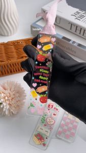 Acrylic Bookmark Tassels Transparent for Gifting Teachers Childrens Day Birthday Page Holder