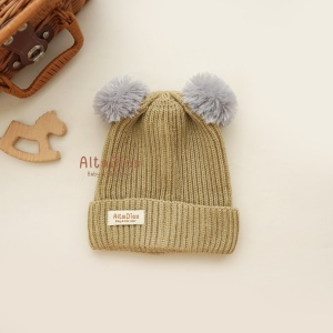 [Altadiosbaby] Kado AQUILLA Topi Bayi Pompom | Topi Bayi Laki-laki Perempuan | Beanie Hat | Kupluk Bayi Laki-laki Perempuan | Topi Rajut Bayi | Topi Bayi Newborn | Topi Newborn Lucu | Topi Bayi Newborn Perempuan | Topi Newborn Lucu Perempuan Baby
