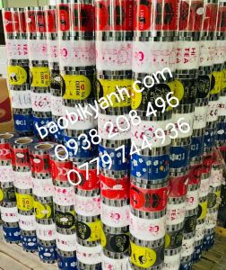 Cuộn màng ép ly trà sữa màng ép ly nhựa keo ép ly nhiều mẫu