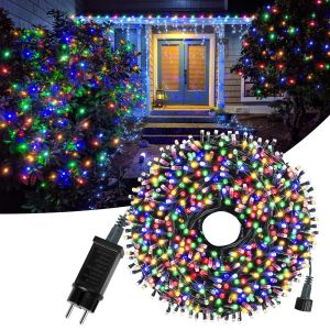 Home Taste LED Christmas Lights Fairy Garland String Light Waterproof For Outdoor Garden Home Holiday New Year Party Decor
