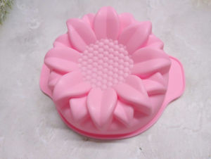 Khuôn silicon hình hoa hướng dương lớn  dùng nướng bánh đổ rau câu nhận xôi
