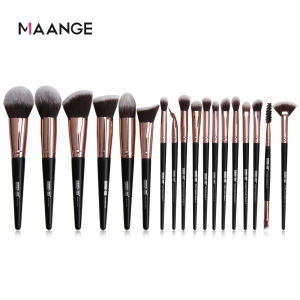 MAANGE 18 Pcs Makeup Brush Set: Alat Kosmetik Profesional untuk Riasan & Foundation