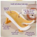 Ghế đa năng 2in1 vệ sinh, ghế tắm sơ sinh có chân tự đứng gập gọn, sử dụng như lưới tắm, phao đệm đỡ tắm. 