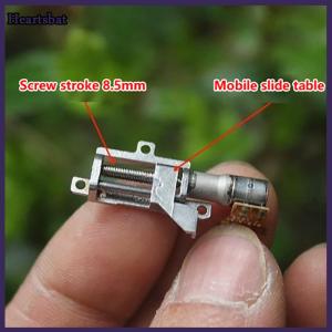 [Heartsbat] 1PC mini 5mm 2 Pha 4 dây chính xác kim loại hộp số bánh răng động cơ bước siêu vi 5mm đột quỵ Thiết bị truyền động tuyến tính