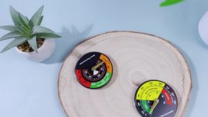 1 Pcs Wood Stove Magnetic Gas Oven Temperature Guage Wood Fire Stove Accessories for Burning Top Gas Pellet Fireplace Flue Avoiding Destroyed by Overheat