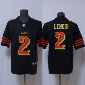 Áo đấu bóng đá thêu NFL San Francisco 49ers có sẵn trong kho # 13 # 23 # Áo đấu kiểu Mỹ dành cho 85 người chơi