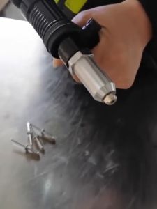 Electric Rivet Gun Adapter Kit Hi-Efficiency Rivet Tool for Cordless/Electric Drills Precise Micro Drilling