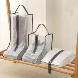 ELMORA | PC1521 Tas Sepatu Anti Debu Travel Tempat Penyimpanan Sepatu Boots Storage Sepatu Organizer