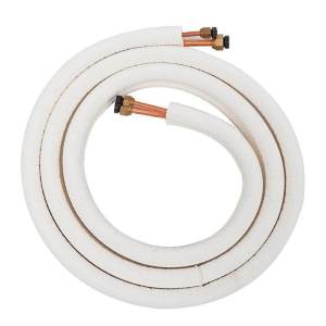 3m Air Conditioner Pair Coil Tube 1/4 1/2" Insulation Copper Pipe Split Line Wire Set (10ft)