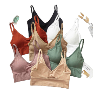 SB-833 คอรปบราสายเดี่ยวเว้าหลัง สปอร์ตบรา บราไร้โครง ชุดชั้นในหญิง